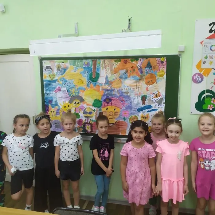 Первое занятие в объединении «Изобразительное творчество»