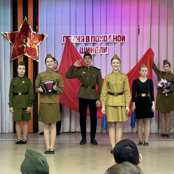 районный конкурс инсценировки патриотической песни «Песня в походной шинели»