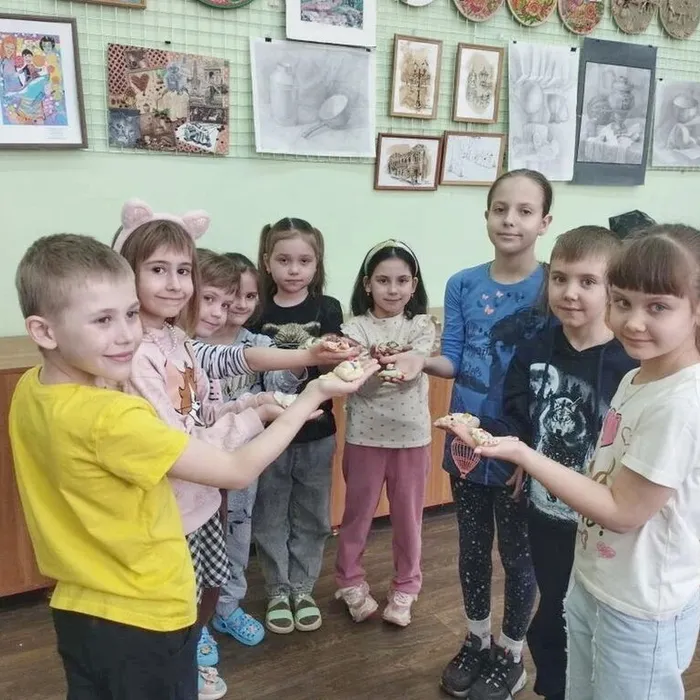 в объединении по программе «Природа и фантазия» - мастер-класс "Встречаем весну"