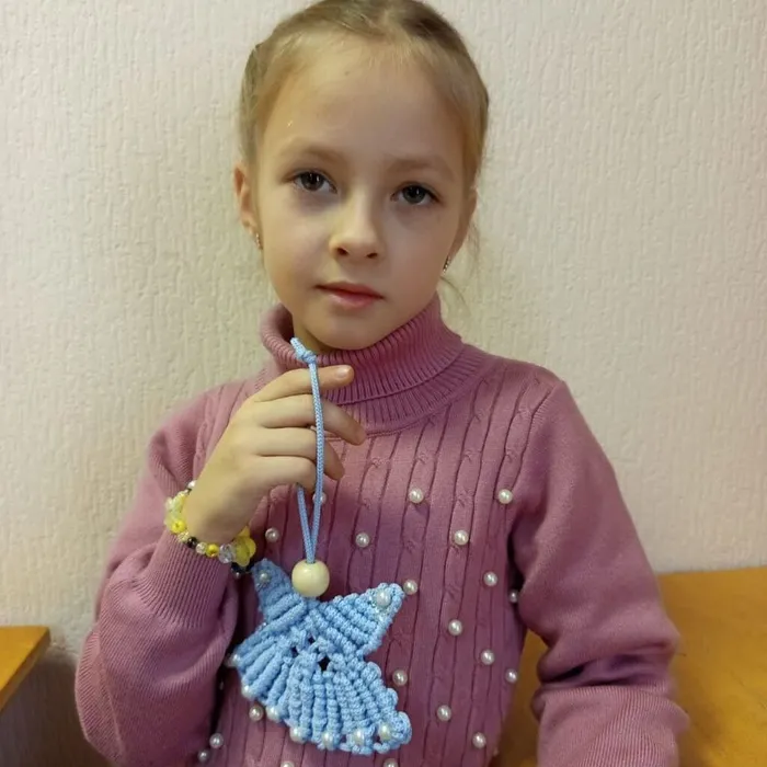 мастер-класс "Рождественский ангелочек"