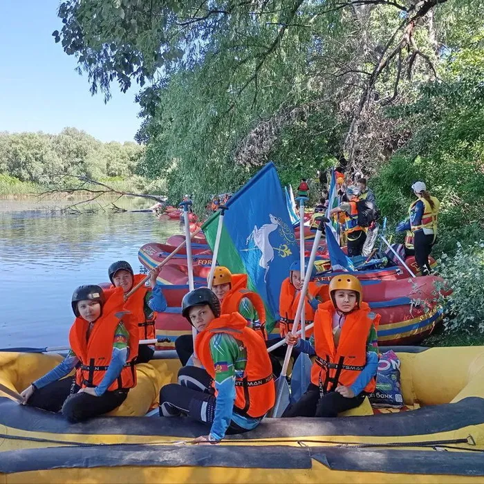 Туристический водный сплав, посвящённый Дню защиты детей